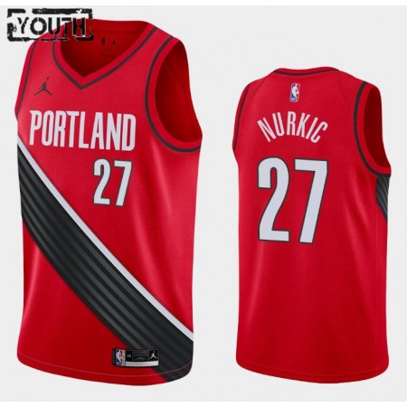 Maillot Basket Portland Trail Blazers Jusuf Nurkic 27 2020-21 Jordan Brand Statement Edition Swingman - Enfant